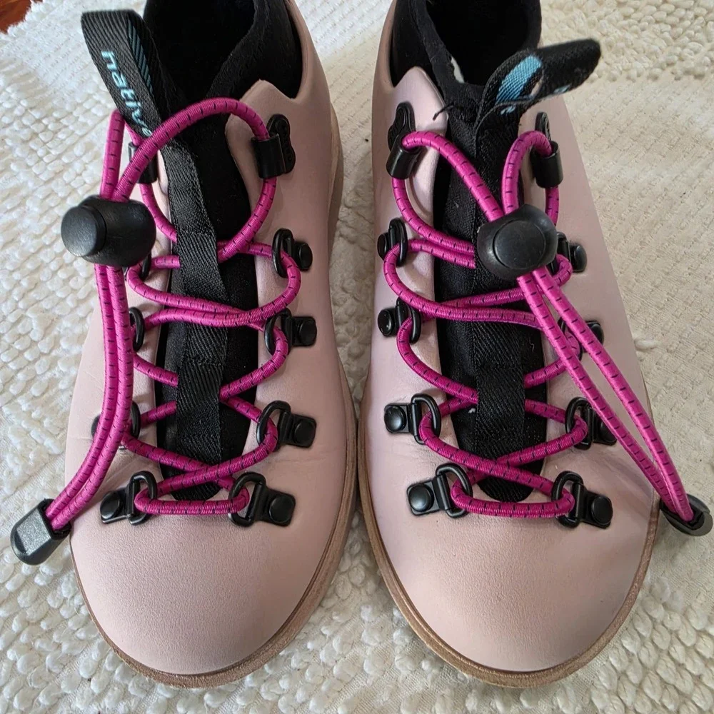 Native Kids Fitzsimmons Citylite Hiking Outdoor Boots In Pink C13 Childs